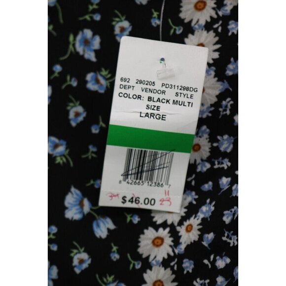 Sadie & Sage Long Belled Sleeves Cropped Top-Large-New w/Tags-Whimsigoth - Picture 6 of 10